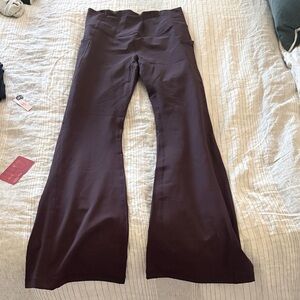 Fabletics Dark Purple Flared leggings L